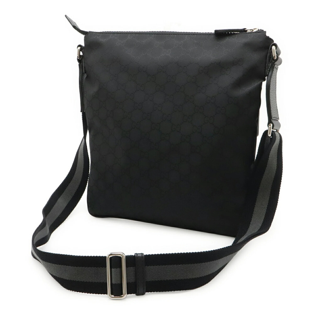 GUCCI Authentic Black Leather Shoulder Bag - Picture 3 of 10